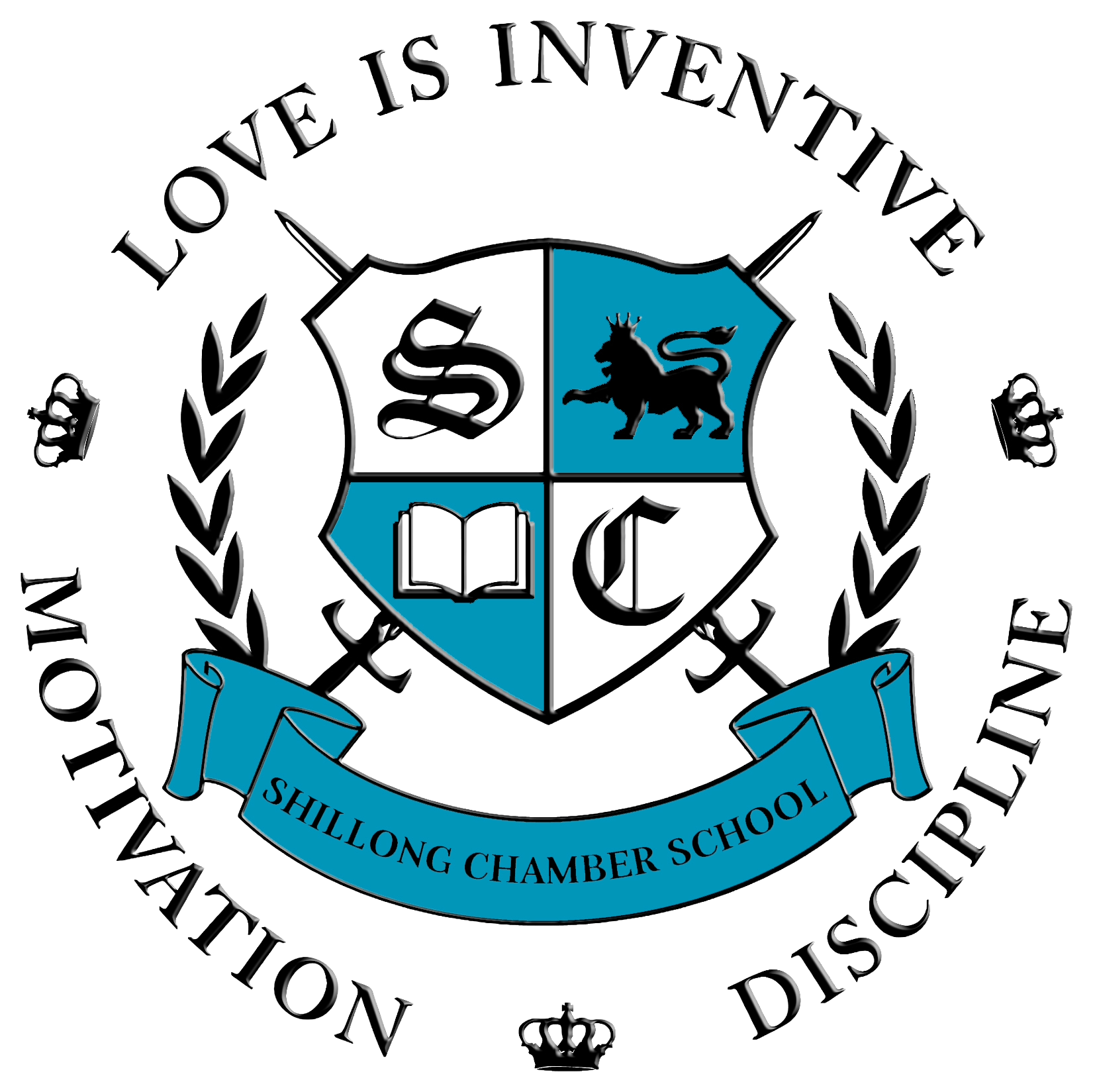Shillong Chamber International School crest